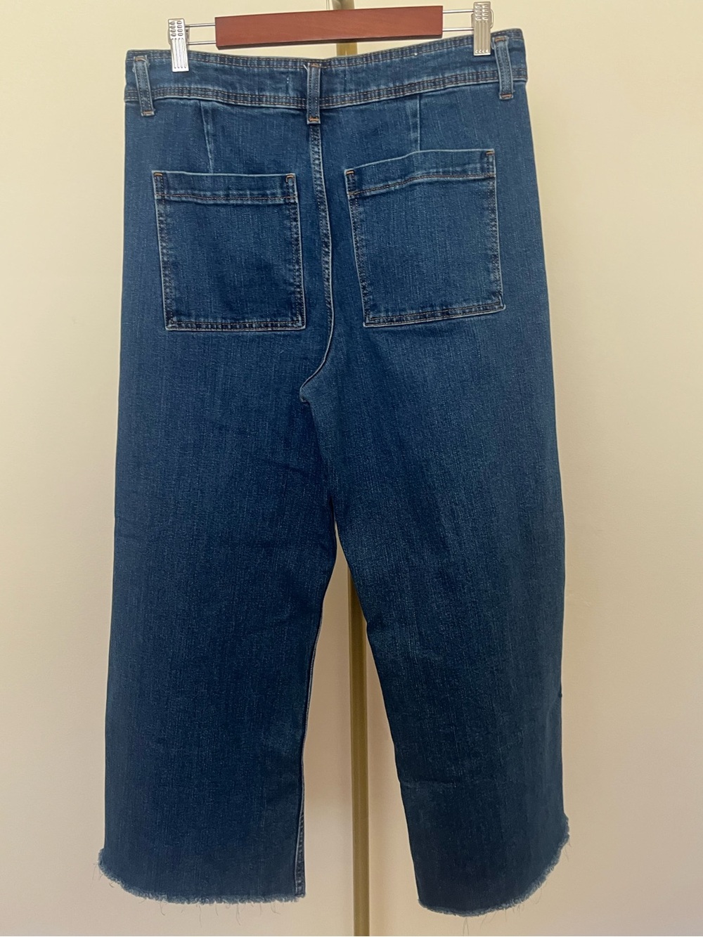 Zara Marine Straight High Rise Jeans “Indigo” (Size 14) 32 - Picture 7 of 8